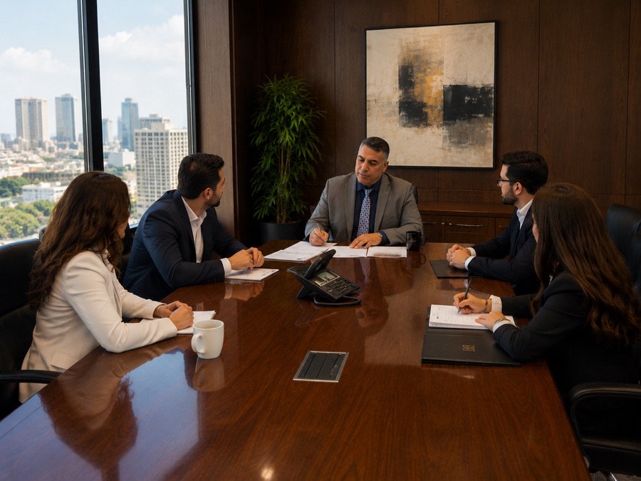 Adham Shawish, Chief Executive Officer of Reef Commercial Real Estate, presenting at a conference
